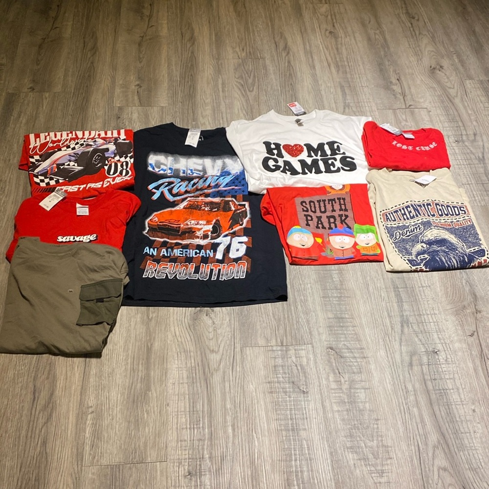 NWT! Lot of 8 Men’s Tee shirts! Originally $144!